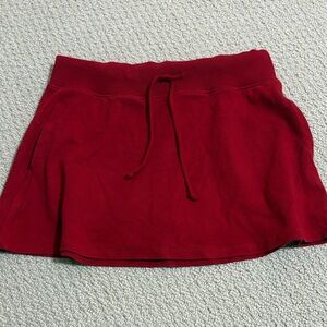 wild fable Cherry Red Drawstring Skirt